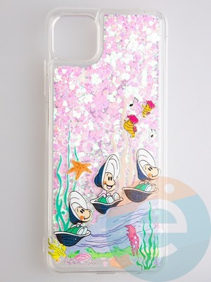 Накладка Переливашка на Samsung Galaxy A22S/A22 5G ракушки - фото 53068
