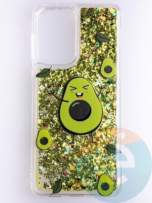 Накладка Переливашка на Samsung Galaxy A33 авокадо - фото 53076