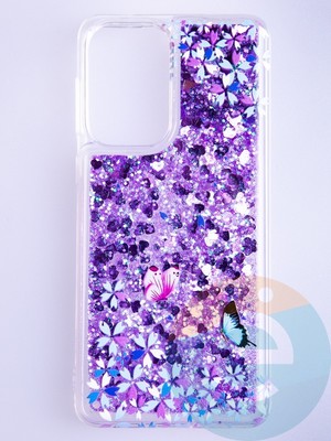 Накладка Переливашка на Samsung Galaxy A33 бабочки - фото 53079