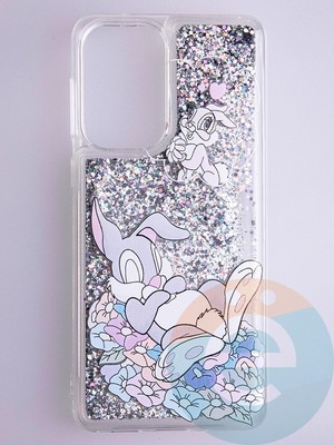 Накладка Переливашка на Samsung Galaxy A33 кролик - фото 53082