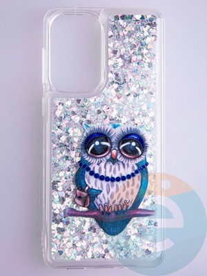 Накладка Переливашка на Samsung Galaxy A33 сова - фото 53087