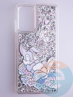 Накладка Переливашка на Samsung Galaxy A52 кролик - фото 53093