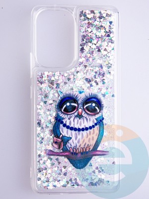 Накладка Переливашка на Samsung Galaxy A53 сова - фото 53111