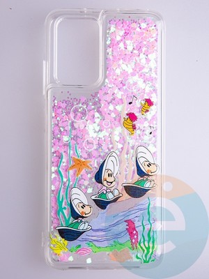 Накладка Переливашка на Xiaomi Redmi 10 ракушки - фото 53129