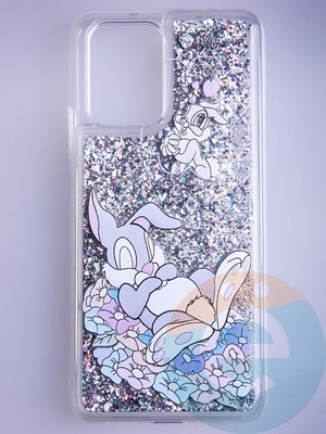 Накладка Переливашка на Xiaomi Redmi Note 10 Pro 5G кролик - фото 53203