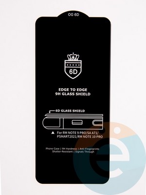Защитное стекло 6D с полной проклейкой на Xiaomi Mi 11T/11i черное - фото 53685