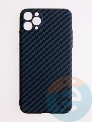 Накладка пластиковая Unique case (в коробке) для Apple iPhone 11 Pro Max синяя - фото 54372