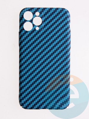 Накладка пластиковая Unique case (в коробке) для Apple iPhone 11 Pro голубая - фото 54376