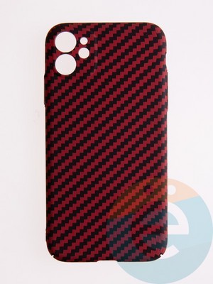 Накладка пластиковая Unique case (в коробке) для Apple iPhone 11 красная - фото 54395