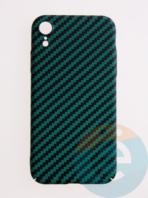 Накладка пластиковая Unique case (в коробке) для Apple iPhone XR зеленая - фото 54645