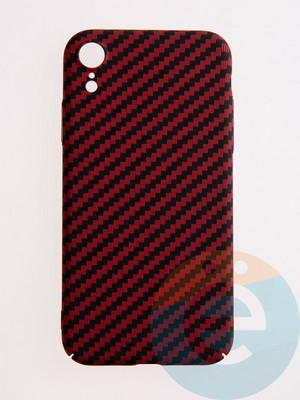 Накладка пластиковая Unique case (в коробке) для Apple iPhone XR красная - фото 54648