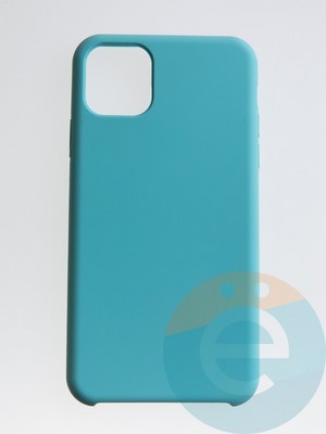 Накладка силиконовая Silicone Case (без логотипа) для Apple iPhone 11 Pro бирюзовая - фото 55384