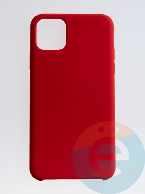 Накладка силиконовая Silicone Case (без логотипа) для Apple iPhone 11 красная - фото 55426