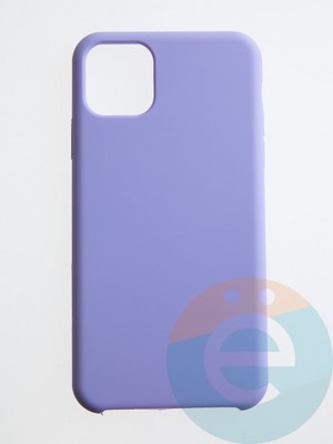 Накладка силиконовая Silicone Case (без логотипа) для Apple iPhone 11 Pro сиреневая - фото 55403