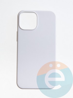 Накладка силиконовая Silicone Case (без логотипа) для Apple iPhone 12 Mini белая - фото 55458