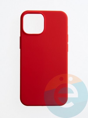 Накладка силиконовая Silicone Case (без логотипа) для Apple iPhone 13 Mini красная - фото 54889