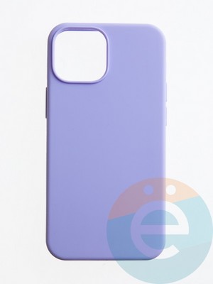 Накладка силиконовая Silicone Case (без логотипа) для Apple iPhone 12 Mini сиреневая - фото 55482