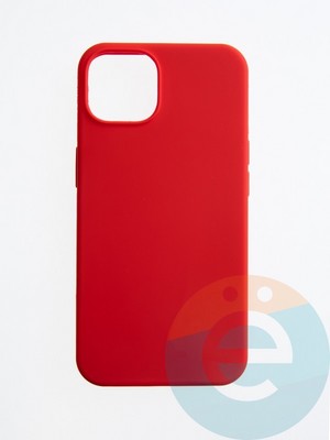 Накладка силиконовая Silicone Case (без логотипа) для Apple iPhone 13 красная - фото 54933