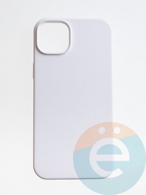 Накладка силиконовая Silicone Case (без логотипа) для Apple iPhone 14 Plus белая - фото 54952