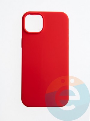 Накладка силиконовая Silicone Case (без логотипа) для Apple iPhone 14 Plus красная - фото 54957