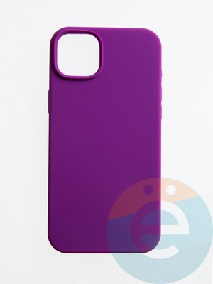 Накладка силиконовая Silicone Case (без логотипа) для Apple iPhone 14 Plus фиолетовая - фото 54967