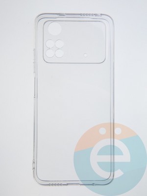 Накладка силиконовая 1.5 mm на Poco M4 Pro 4G прозрачная - фото 55363