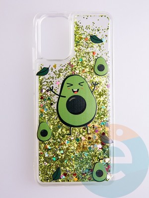 Накладка Переливашка на Poco M5S авокадо - фото 56133