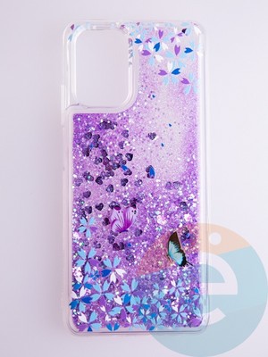 Накладка Переливашка на Poco M5S бабочки - фото 56135