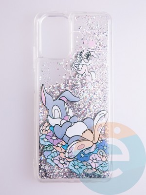 Накладка Переливашка на Poco M5S кролик - фото 56137