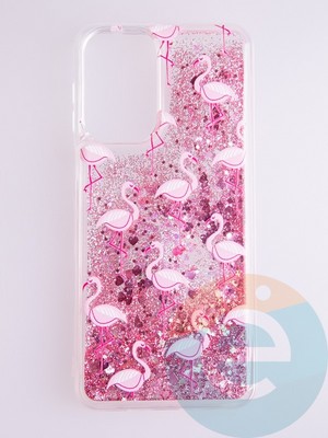 Накладка Переливашка на Samsung Galaxy A23 фламинго - фото 56158