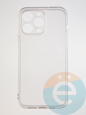 Накладка силиконовая 1.5 mm на Apple iPhone 14 Pro Max прозрачная - фото 56168
