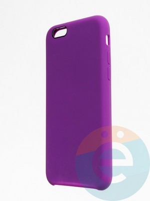 Накладка силиконовая Silicone Case (без логотипа) для Apple iPhone 6/6S фиолетовая - фото 56229