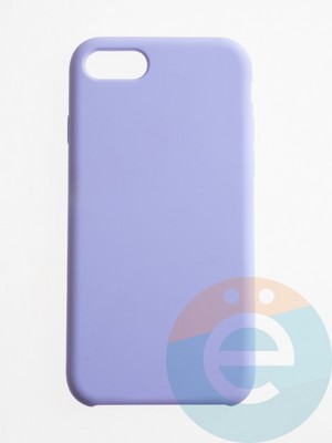 Накладка силиконовая Silicone Case (без логотипа) для Apple iPhone 7/8/SE 2020 сиреневая - фото 56301