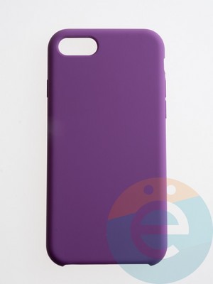 Накладка силиконовая Silicone Case (без логотипа) для Apple iPhone 7/8/SE 2020 фиолетовая - фото 56304
