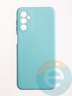Накладка Silicone Cover (без логотипа, с защитой камеры) для Samsung Galaxy M23 5G бирюзовая - фото 57050