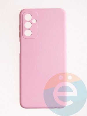 Накладка Silicone Cover (без логотипа, с защитой камеры) для Samsung Galaxy M23 5G розовая - фото 57055