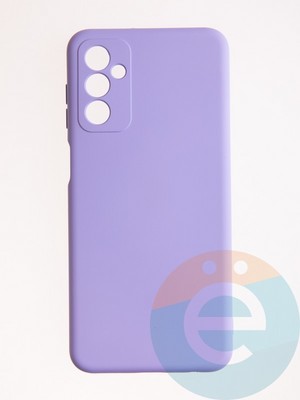 Накладка Silicone Cover (без логотипа, с защитой камеры) для Samsung Galaxy M23 5G сиренева - фото 57057