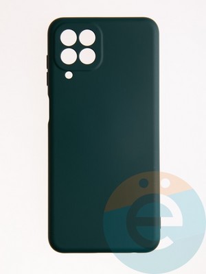 Накладка Silicone Cover (без логотипа, с защитой камеры) для Samsung Galaxy M33 5G зеленая - фото 57060