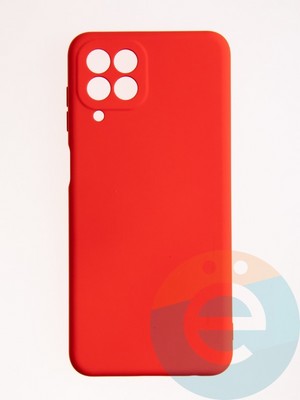 Накладка Silicone Cover (без логотипа, с защитой камеры) для Samsung Galaxy M33 5G красная - фото 57061