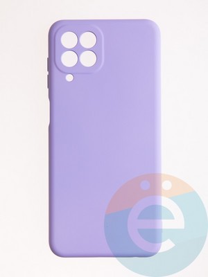 Накладка Silicone Cover (без логотипа, с защитой камеры) для Samsung Galaxy M33 5G сиренева - фото 57066