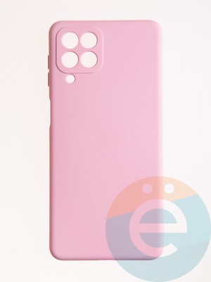 Накладка Silicone Cover (без логотипа, с защитой камеры) для Samsung Galaxy M53 5G розовая - фото 57073