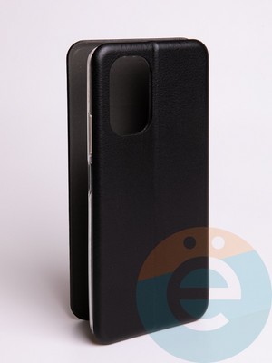 Чехол книжка боковой Fashion Case для Poco F3 черный - фото 57715
