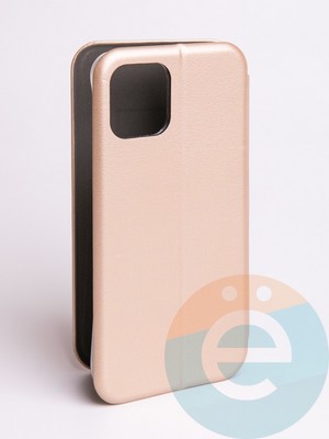 Чехол книжка боковой Fashion Case для iPhone 12/12 Pro золотистый - фото 57730