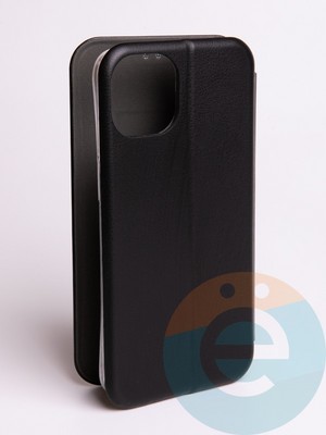 Чехол книжка боковой Fashion Case для iPhone 14 черный - фото 57743