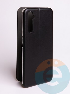 Чехол книжка боковой Fashion Case для Realme 6 Pro черный - фото 57748