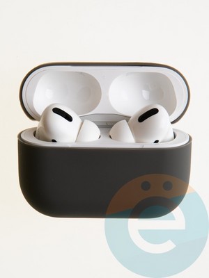Чехол силиконовый для наушников Apple AirPods Pro 2 ультра-тонкий Dark Gray - фото 58181