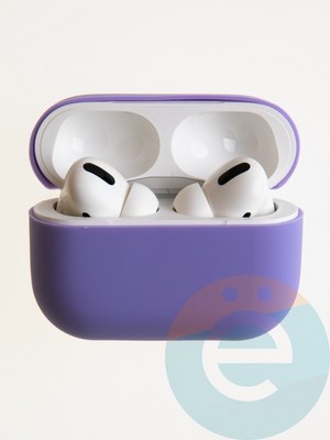 Чехол силиконовый для наушников Apple AirPods Pro 2 ультра-тонкий Lavender - фото 58196