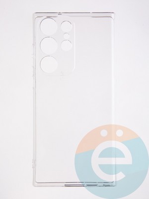 Накладка силиконовая 1.5 mm на Samsung Galaxy S23 Ultra прозрачная - фото 58612