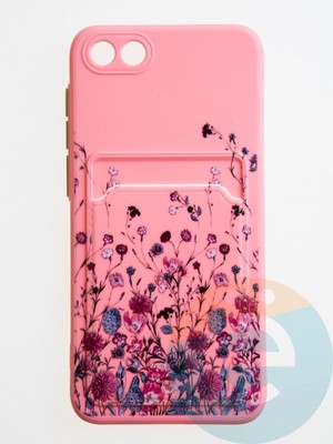 Накладка силиконовая Summer с кардхолдером для Huawei Y5 2018/Honor 7A черная - фото 59030