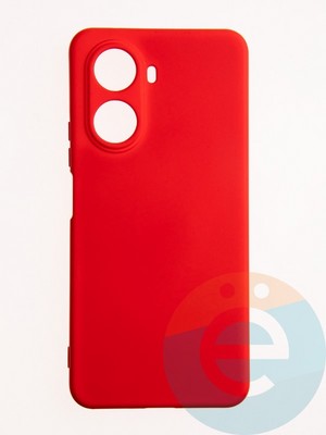 Накладка Silicone Cover (без логотипа, с защитой камеры) для Huawei Nova 10SE красная - фото 60821